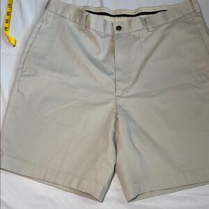 Brooks Brothers Tan Flat Front Shorts Tailored Fit